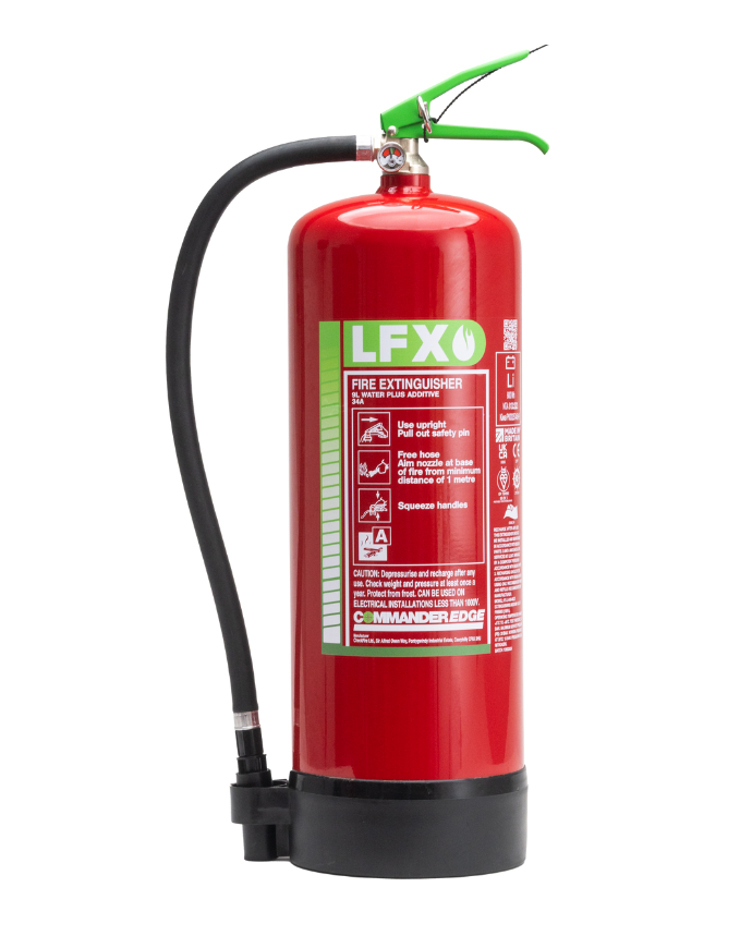 LFX 9ltr Fire Extinguisher and Single Cabinet Bundle | CheckFire